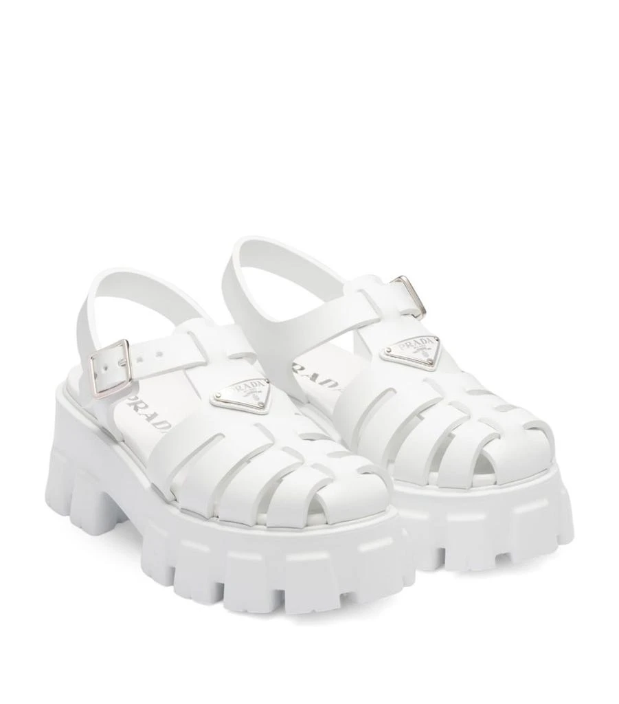 Prada Rubber Platform Sandals 55 2