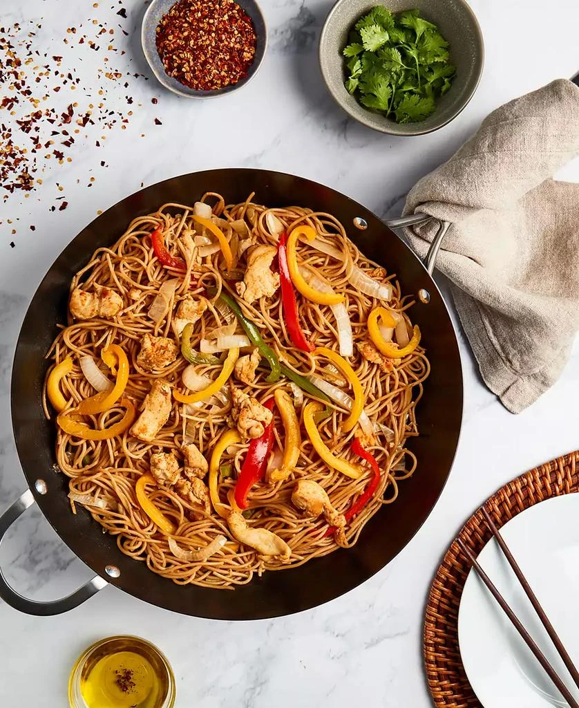 INFUSE Asian Carbon Steel 14" Open Wok 2