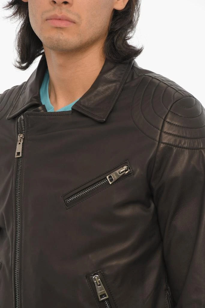 DACUTE Leather DYLAN Jacket with Zip Closure 3