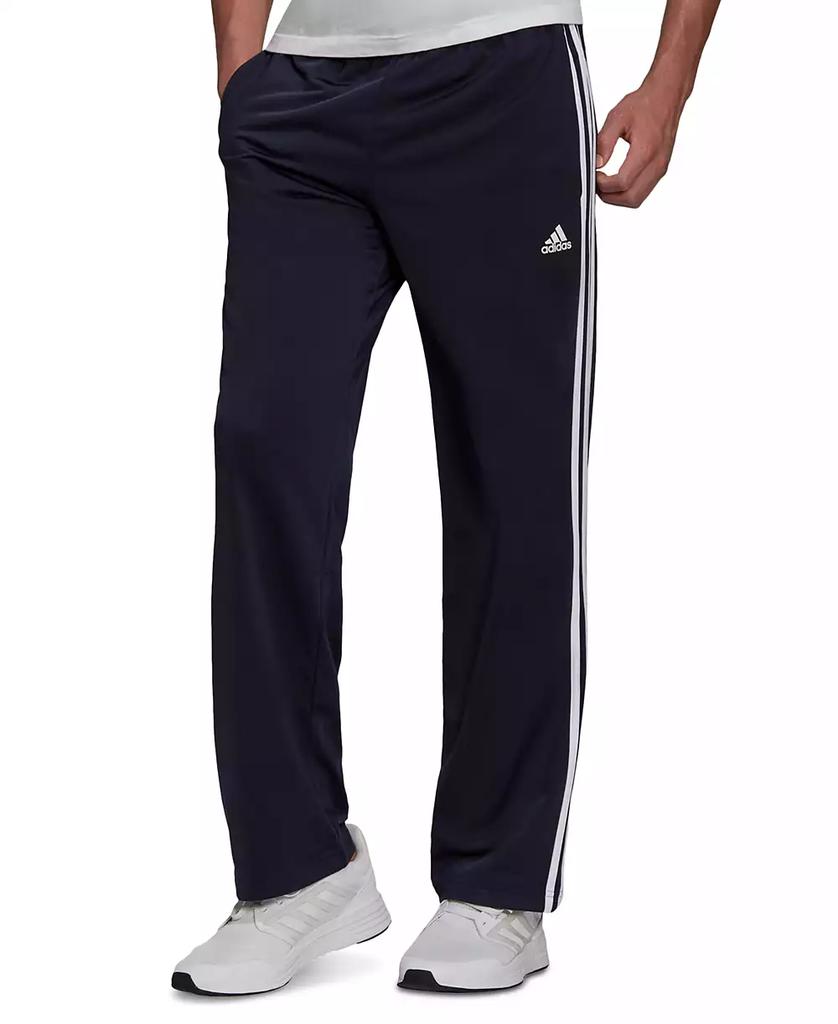 Adidas Men's Primegreen Essentials Warm-Up Open Hem 3-Stripes Track Pants