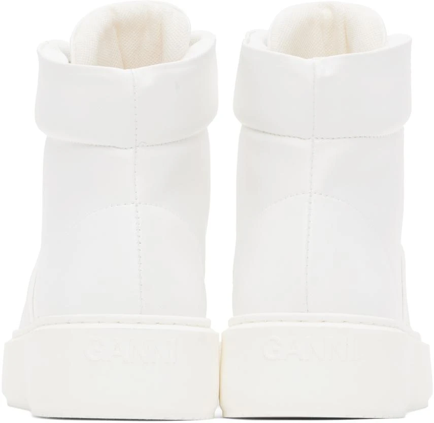 Ganni White Sporty Sneakers 2