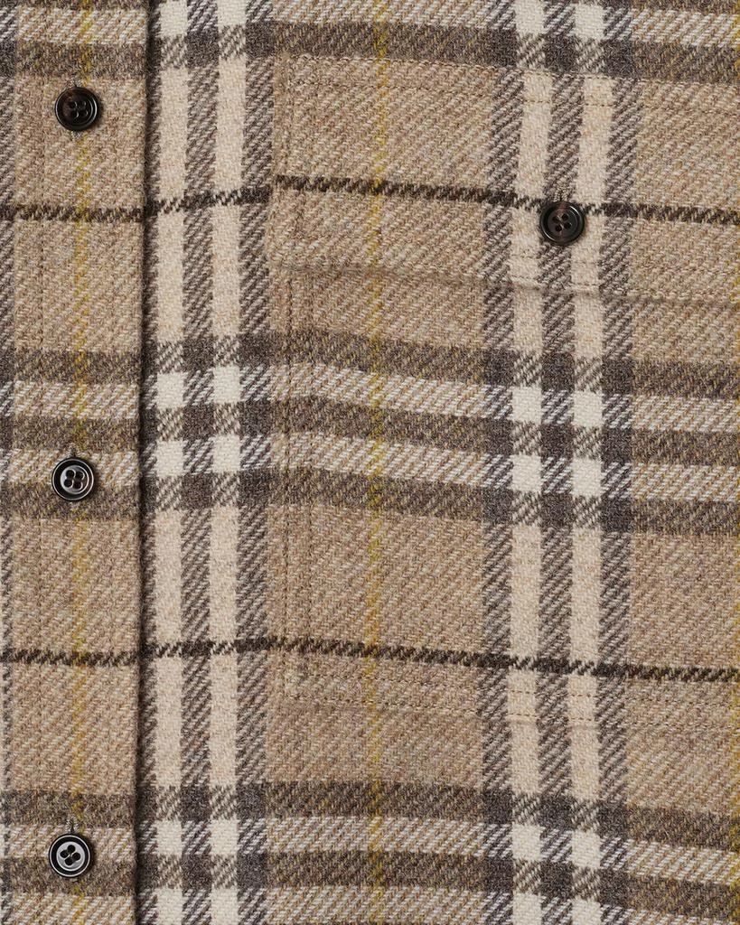 Burberry Men's Check Flannel Button-Down Shirt 5