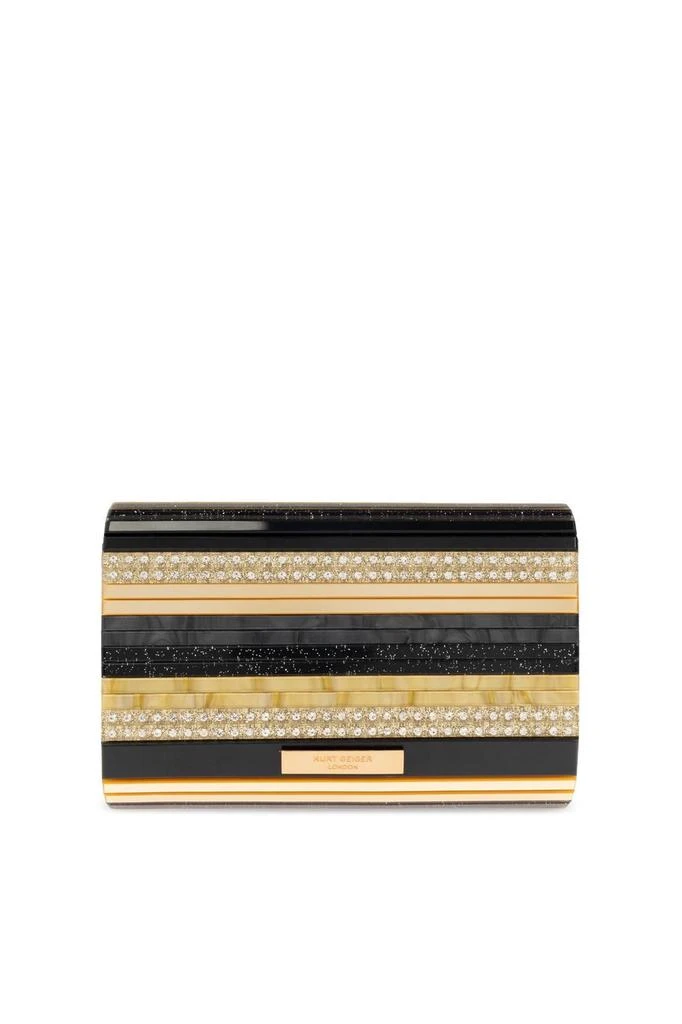 Kurt Geiger Kurt Geiger Striped Eagle Evening Clutch 3
