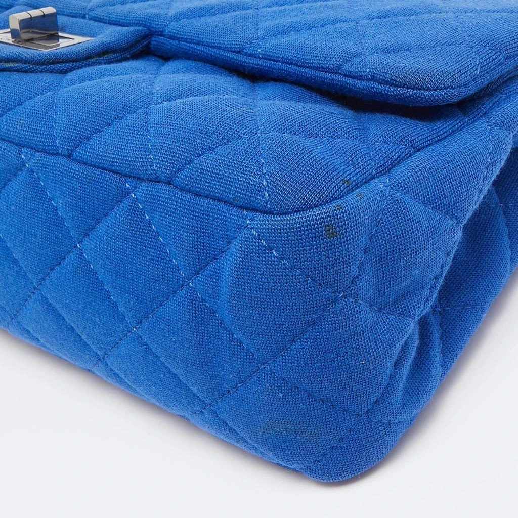 Chanel Chanel Blue Jersey Classic 227 Reissue 2.55 Flap Bag 22