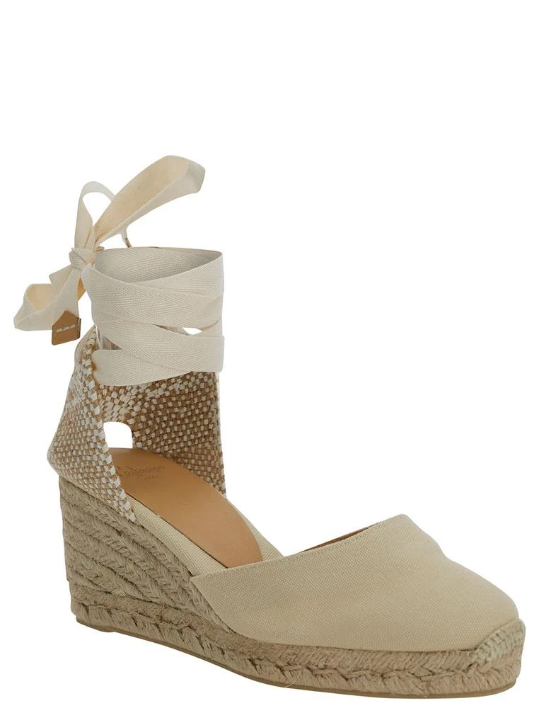 CASTAÑER carina White Canvas Closed-toe Espadrilles Woman 2