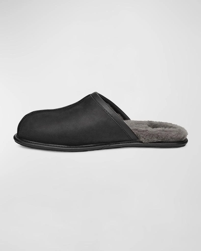 UGG Men's Scuff Leather Mule Slippers w/ Wool Lining 2