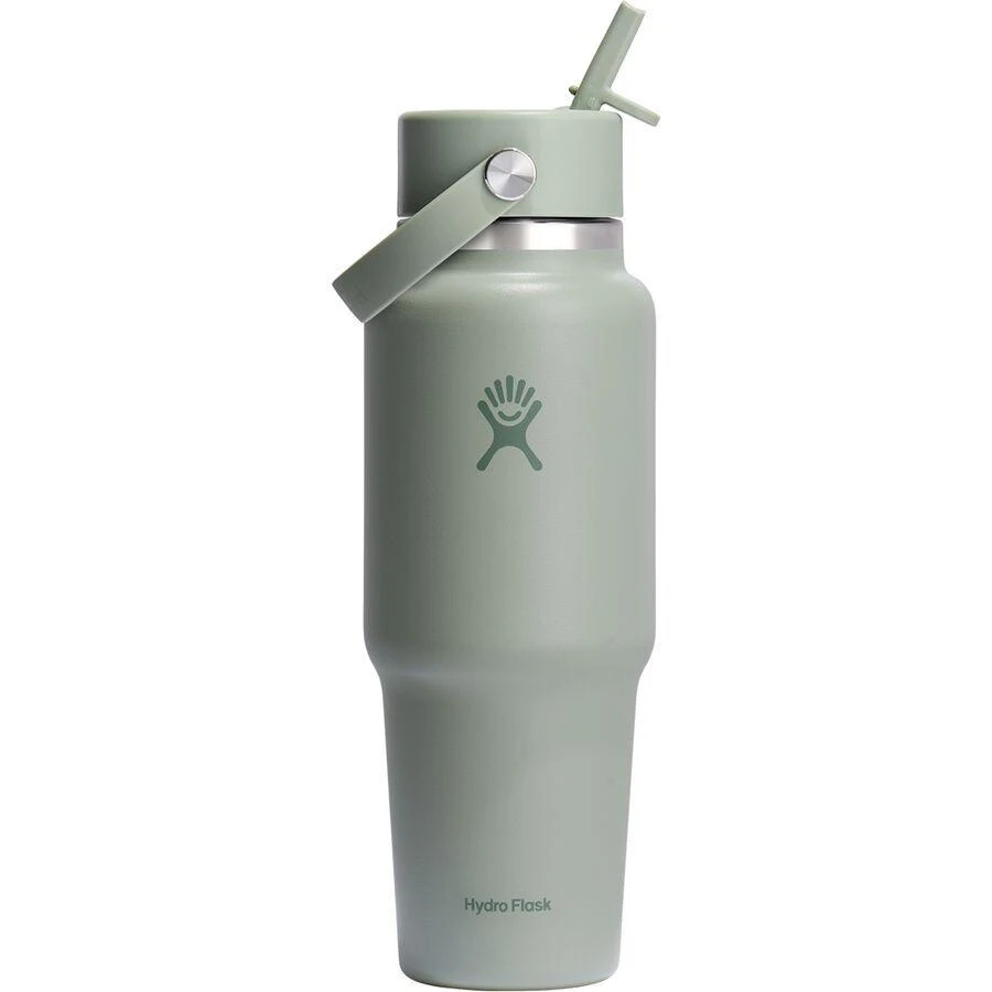 Hydro Flask 32oz Wide Mouth Flex Straw Cap Travel Water Bottle
