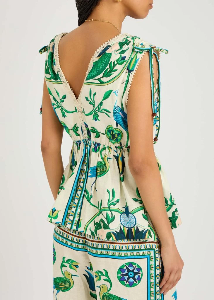 LUG VON SIGA Victoria printed linen blouse 3