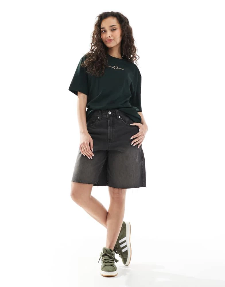 Vans Vans Sirelle cut-off jorts in washed black 1