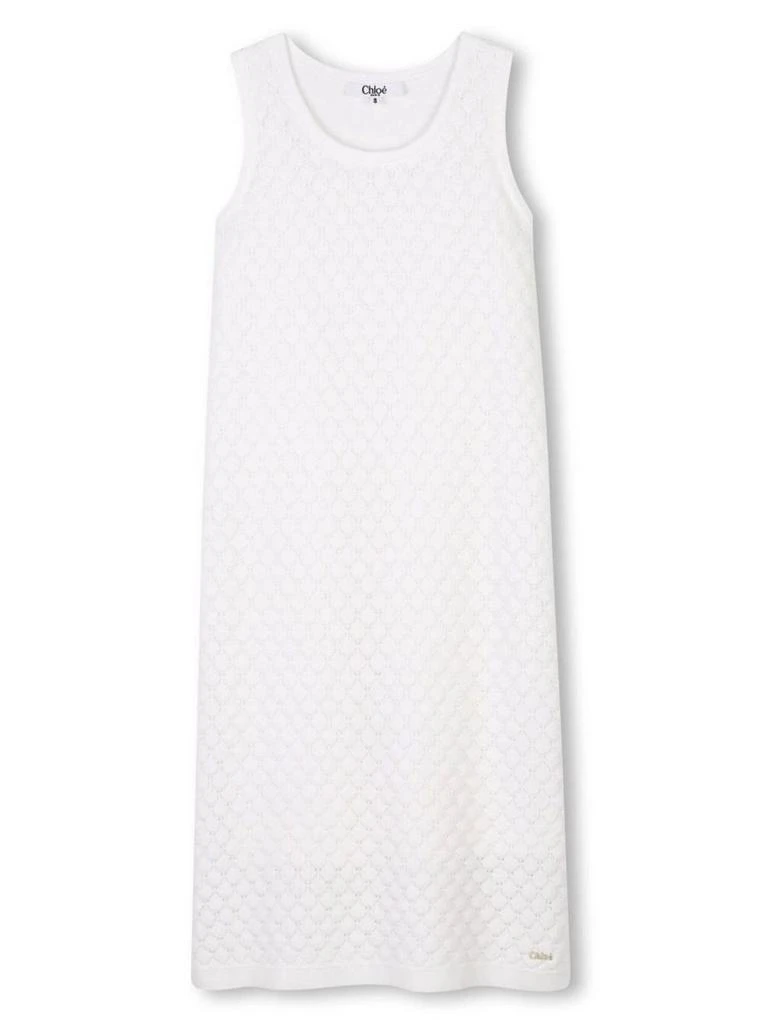 Chloé Chloé Kids Organic-Cotton Dress 1