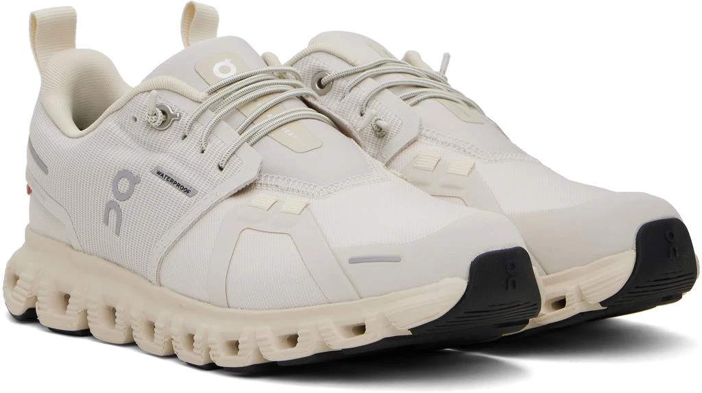 On Beige Cloud 6 WP Sneakers 4