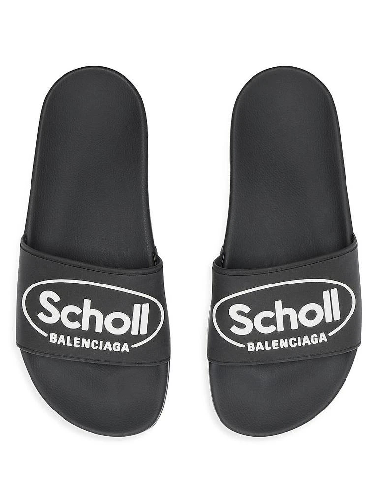 Balenciaga I Scholl Pool Slide Sandals 6