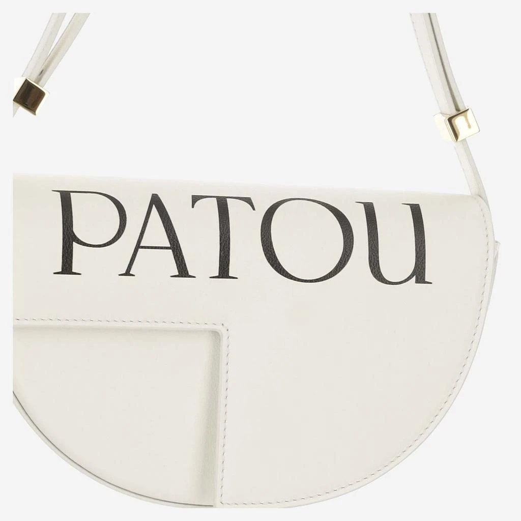 PATOU Patou Logo Flap Shoulder Bag 4