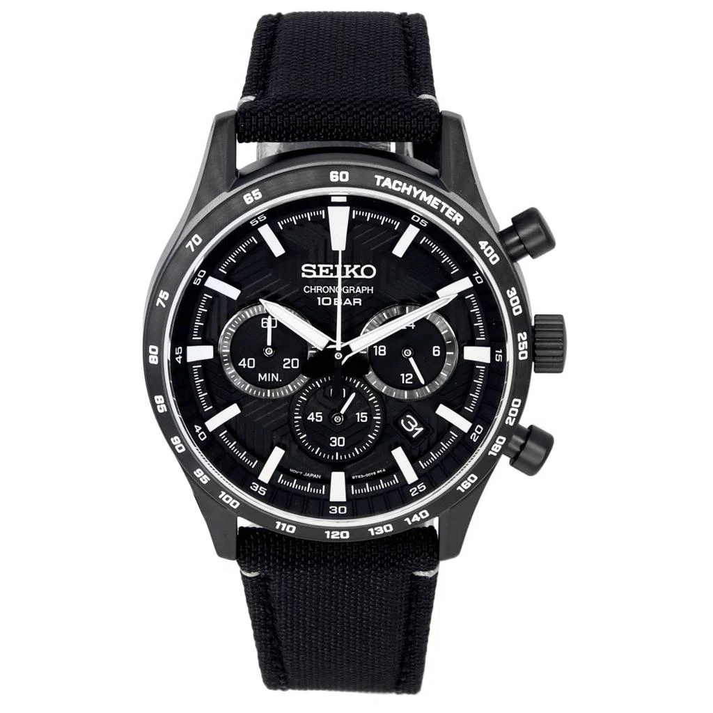 Seiko Men's Classic Black Dial Watch 1