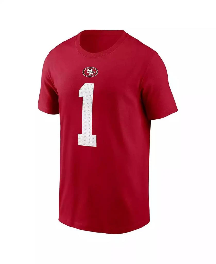 NIKE Men's Deebo Samuel Sr Scarlet San Francisco 49ers Player Name Number T-Shirt 3