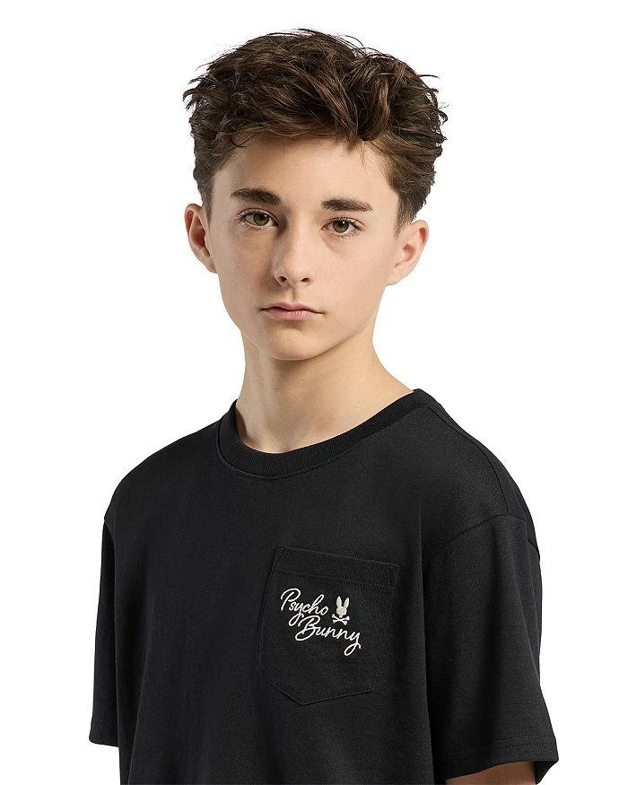 Psycho Bunny Unisex Desert Heavyweight Relaxed Fit Pocket Tee - Little Kid, Big Kid 6