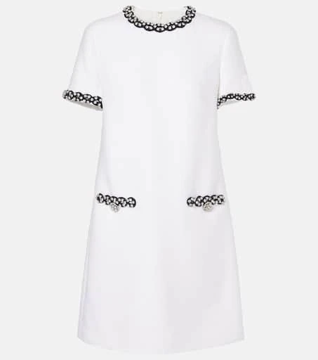 Valentino Embellished tweed minidress 1