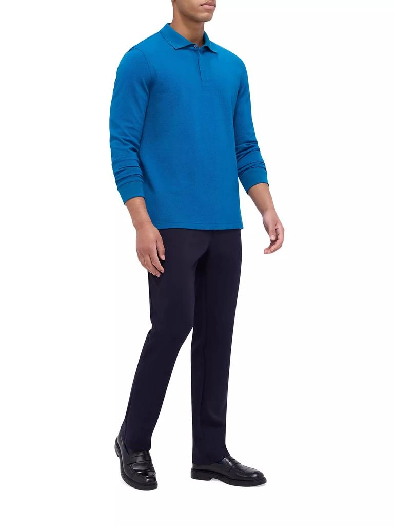 BUGATCHI Stretch Cotton Three-Button Polo Shirt 2