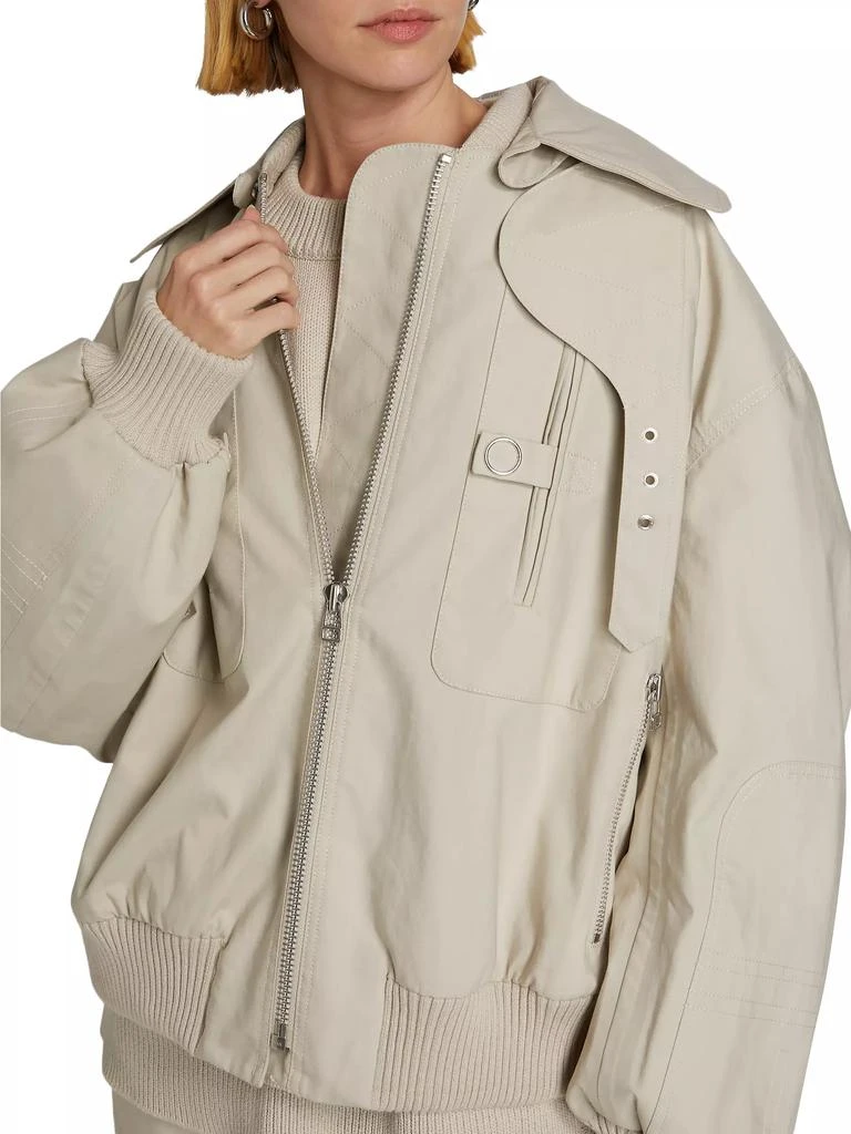 CO Gathered Cotton Bomber Jacket 7