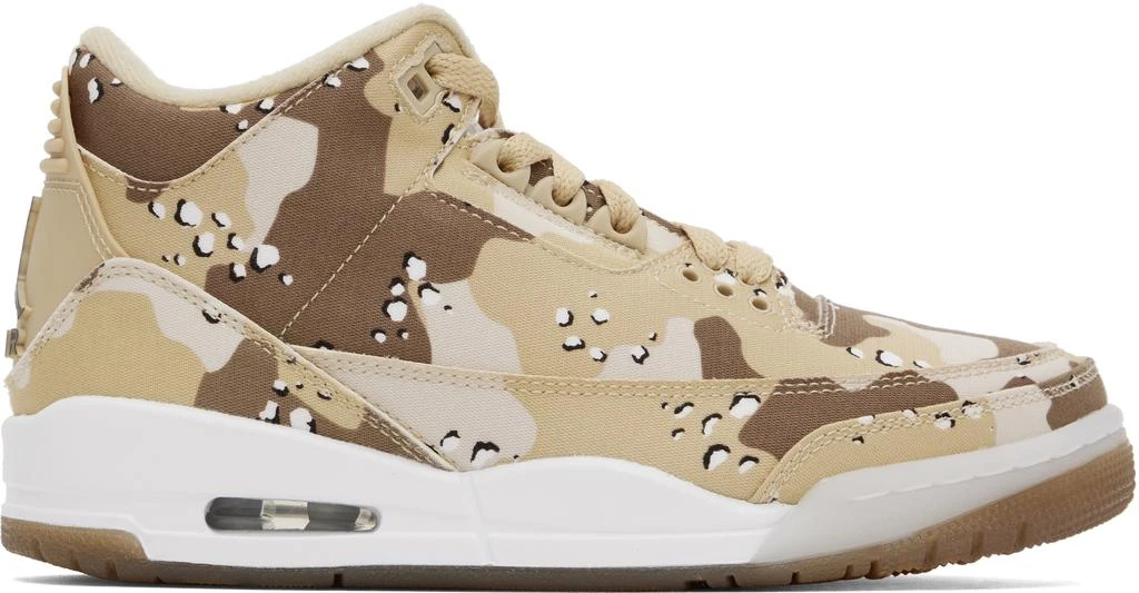 Jordan Beige Air Jordan 3 Retro Tex 'Desert Camo' Sneakers 1