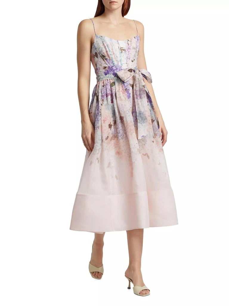 Zimmermann Bliss Floral Corset-Style Cocktail Dress 2