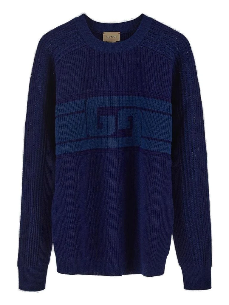 Gucci Gucci Kids Double G Crewneck Jumper 1