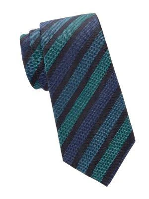 Kiton Striped Silk Tie 1