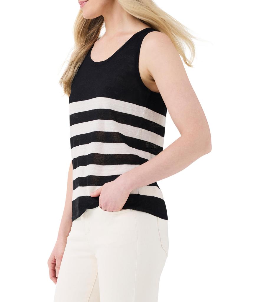 NIC+ZOE Featherweight Striped Tank