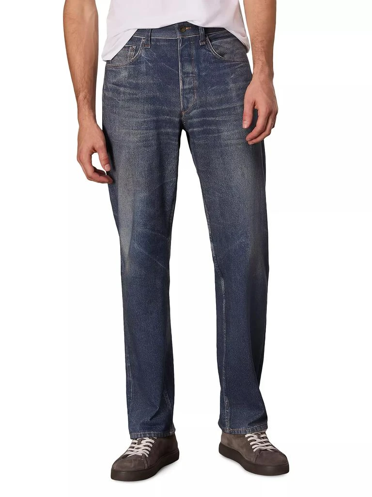 Rag & Bone Miramar Denim Straight-Leg Sweatpants 3
