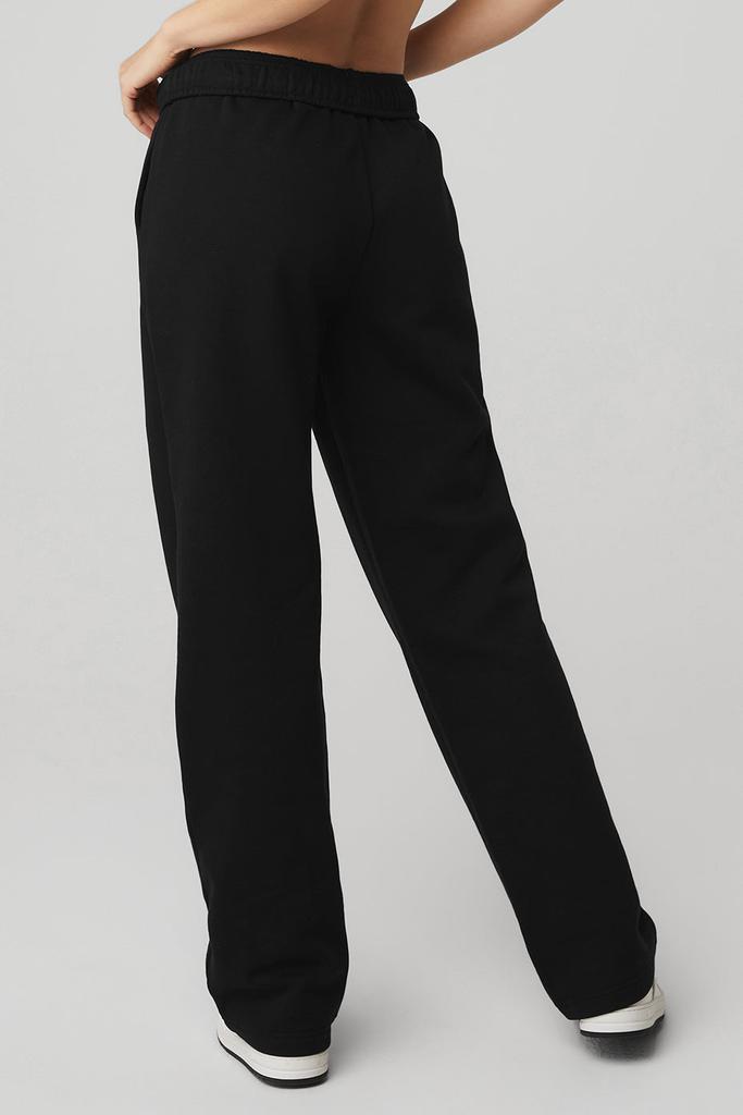 Alo Accolade Straight Leg Sweatpant - Black