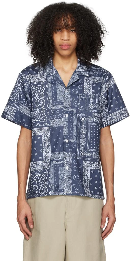 Bather Navy Bandana Shirt 1
