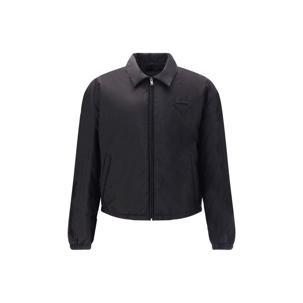 ジャケット PRADA FW25 Prada Cotton Jacket (29T181SOOO 157N F0027) Prada Cotton Blouson Jacket with Shearling Collar | Saks