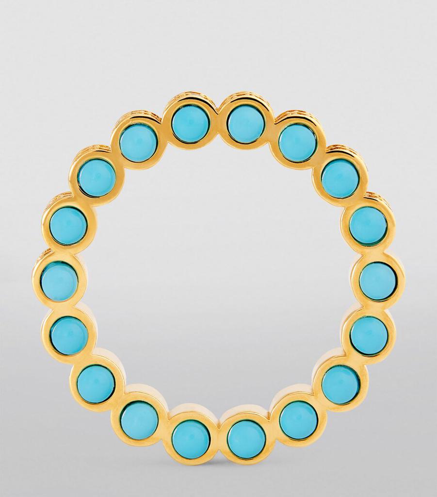 L'ATELIER NAWBAR Yellow Gold, Diamond and Enamel The Cobalt Ring