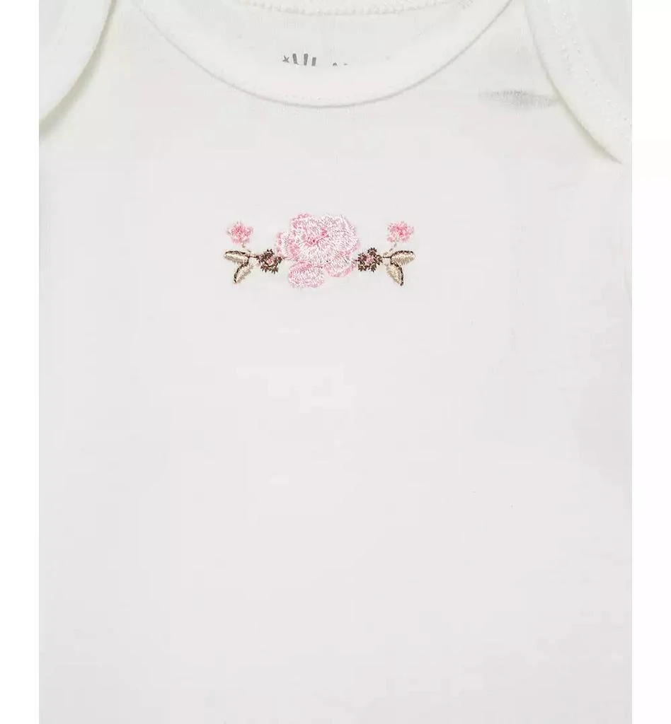 Little Me Baby Girls 3-Pack Vintage Rose Bodysuits 3