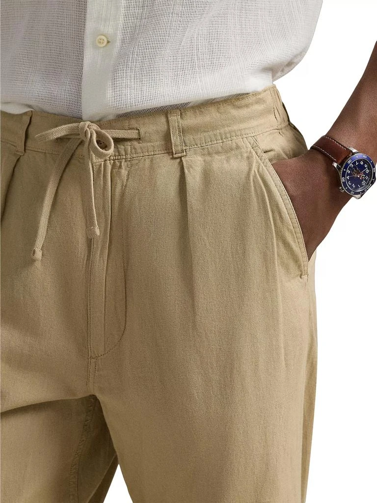 Ralph Lauren Relaxed-Fit Linen-Cotton Pants 5