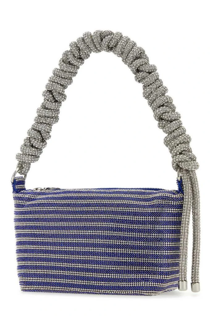 Kara Kara Embellished Mesh Phone Cord Zipped Shoulder Bag 3