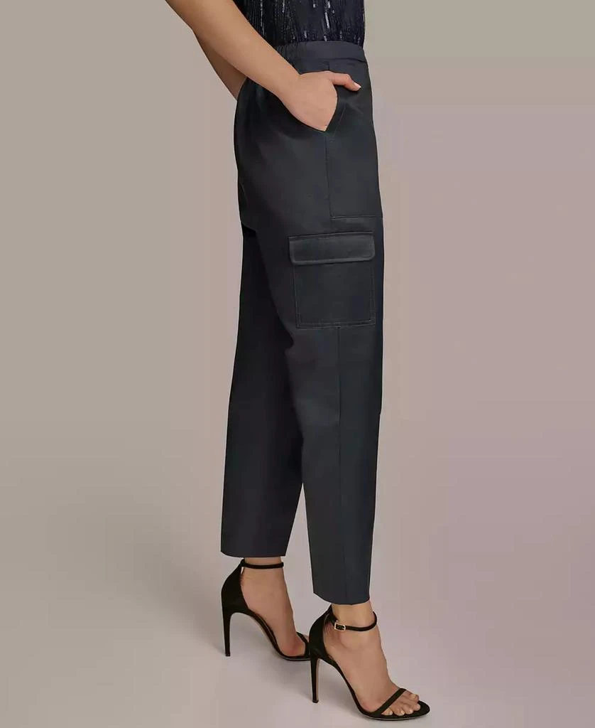 Donna Karan Women's Satin Cargo Pants 3
