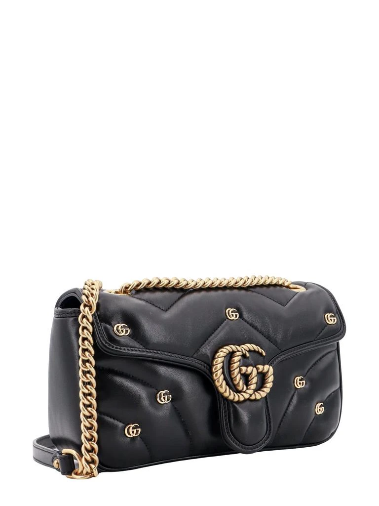 Gucci Gucci GG Marmont Logo Plaque Small Shoulder Bag 3