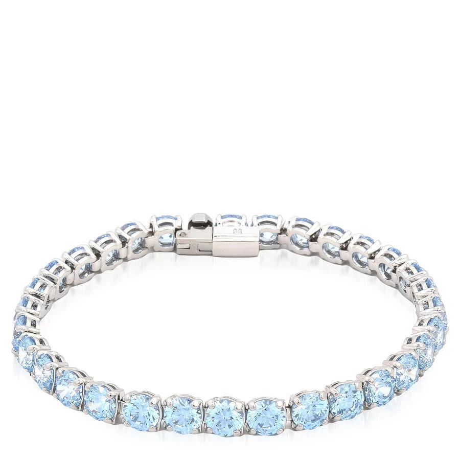 Swarovski Rhodium Plated Matrix Tennis Bracelet