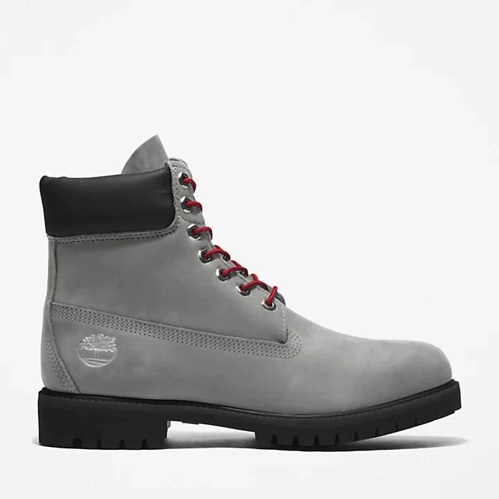 Timberland Timberland Premium® 6 Inch Boot for Men in Grey/Red 1