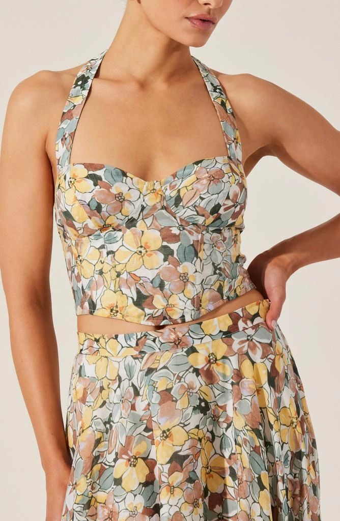 ASTR Halter Bustier Crop Top 3