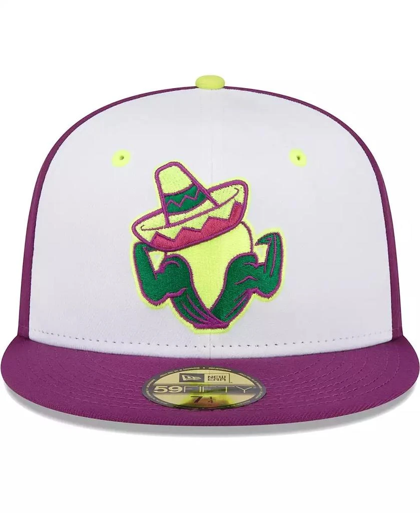 New Era Men's White Cedar Rapids Kernels Copa De La Diversion 59FIFTY Fitted Hat 2