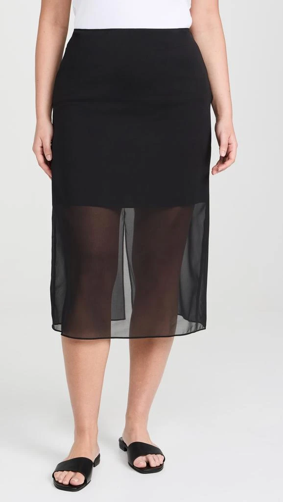 Vince Sheer Pencil Skirt 9