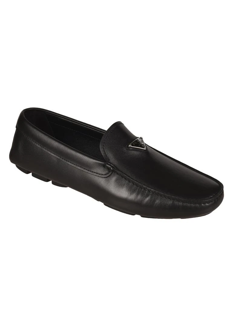 Prada Logo Plaque Loafers 2