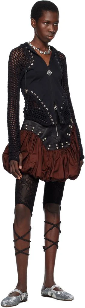 CHOPOVA LOWENA Black Tumble Hoodie 4