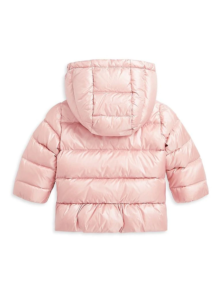 Ralph Lauren Baby Girl's Down Puffer Peplum Jacket 3