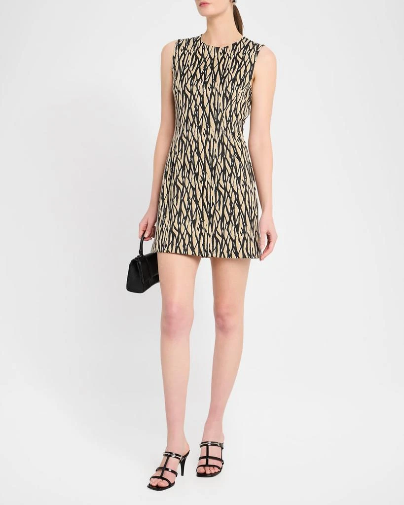 Diane von Furstenberg Ruby Sleeveless Abstract Intarsia Mini Dress 4