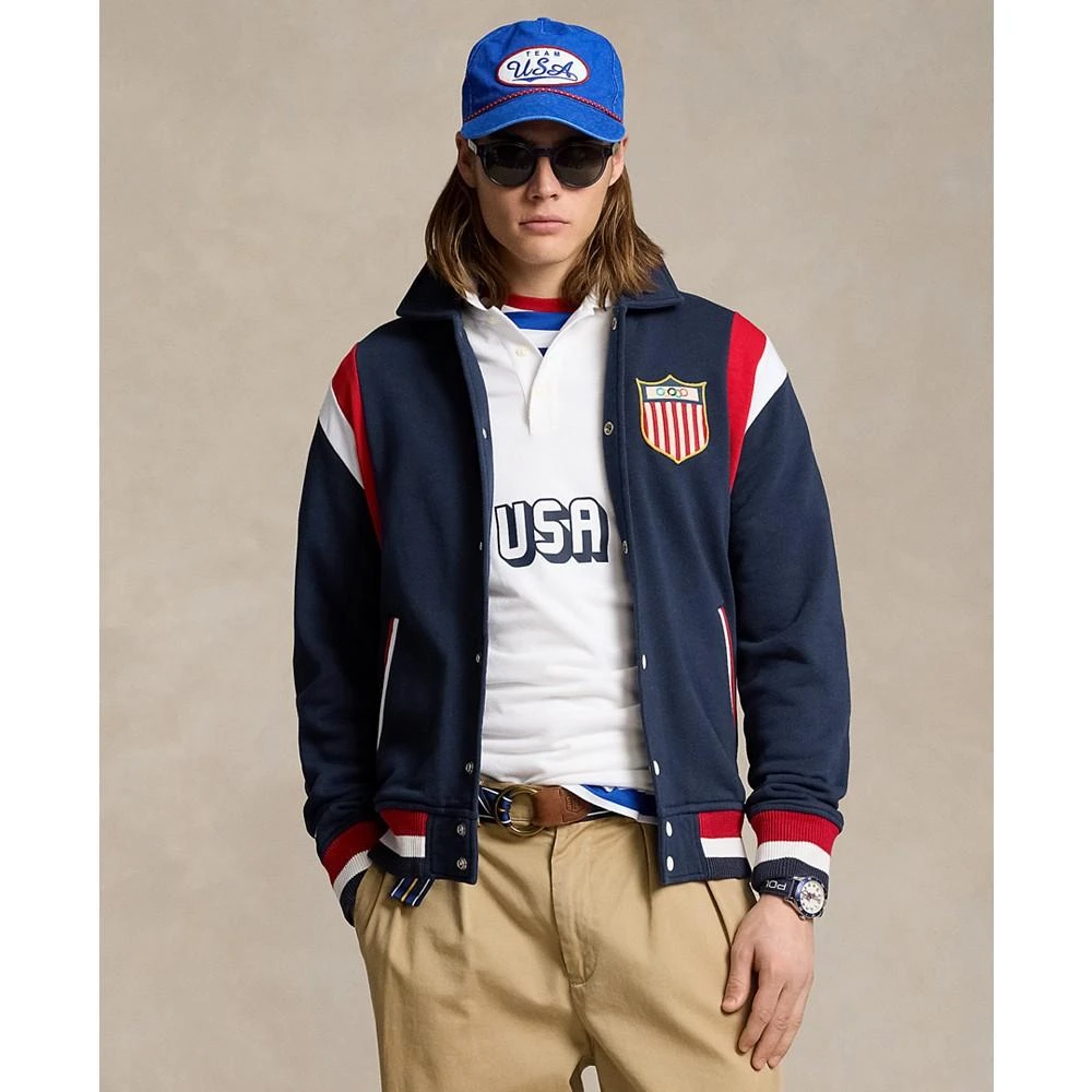 Ralph Lauren Unisex Team USA Fleece Baseball Jacket 1