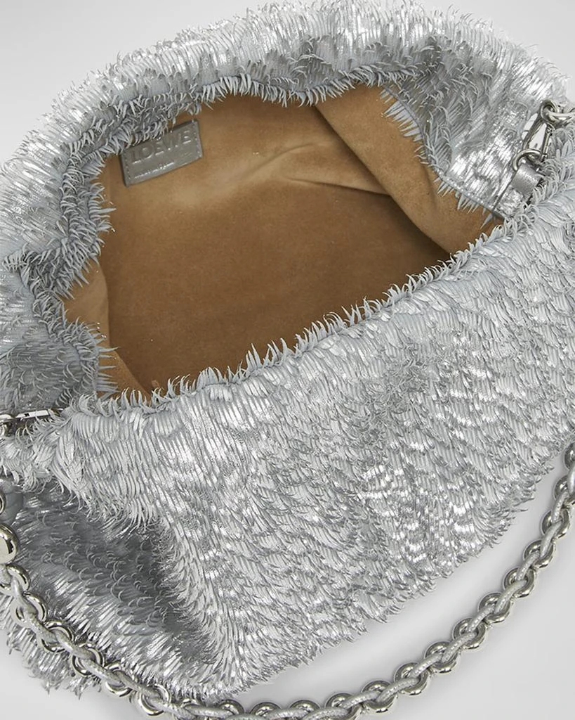 Loewe Flamenco Fringe Metallic Shoulder Bag 3