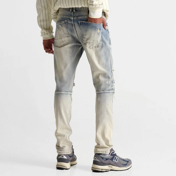 Smoke Rise Men's Smoke Rise Slim Ripped Denim Jeans 4